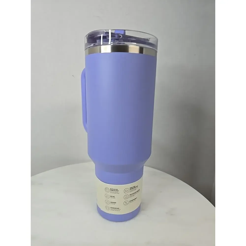 Stanley 40 oz Stainless Steel H2.0 Flowstate Quencher Tumbler Hydrangea